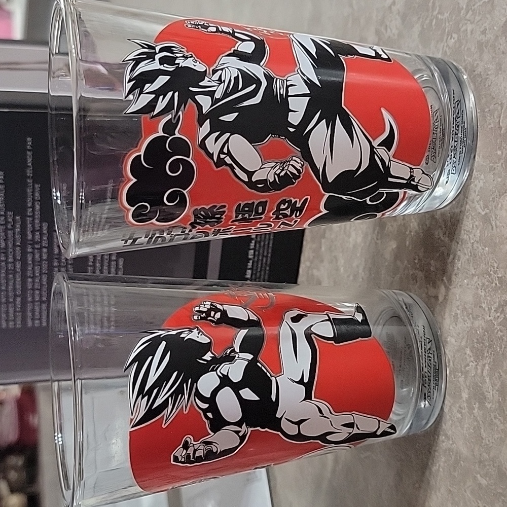 Dragon Ball Z drinking glasses